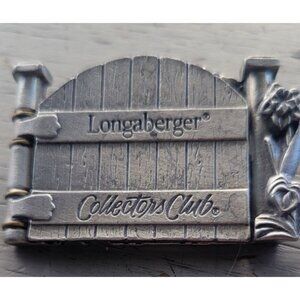 Longaberger Collectors Club Cottage Gate Brooch Lapel Pin